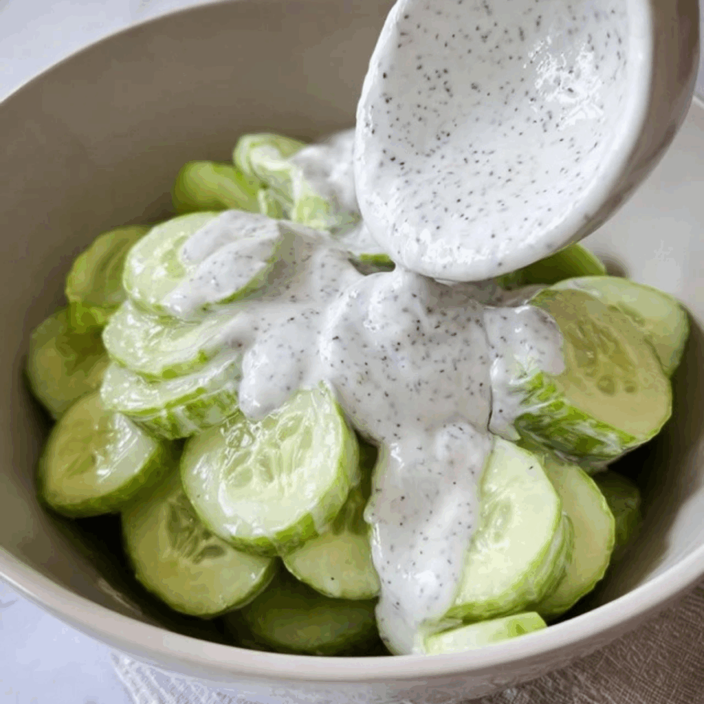 Creamy Cucumber Salad