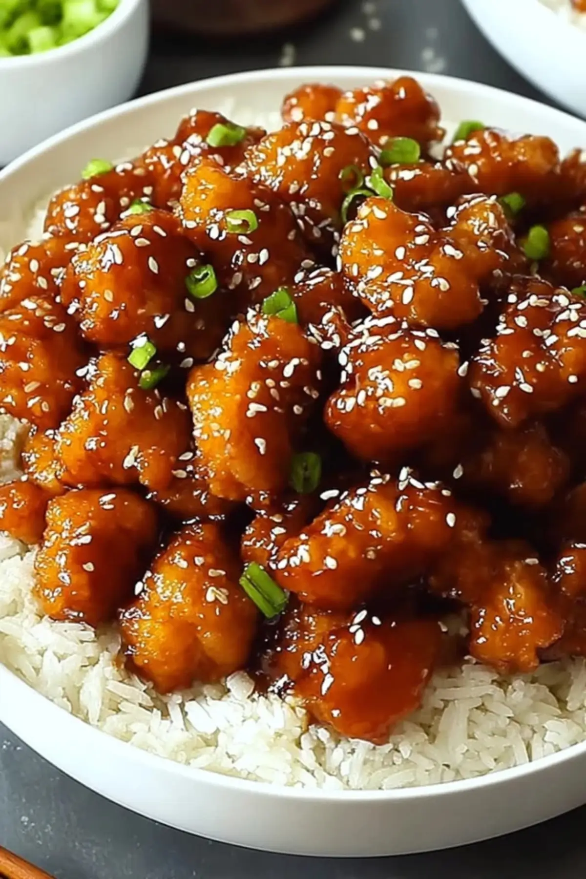 Crispy Chinese Honey Garlic Chicken