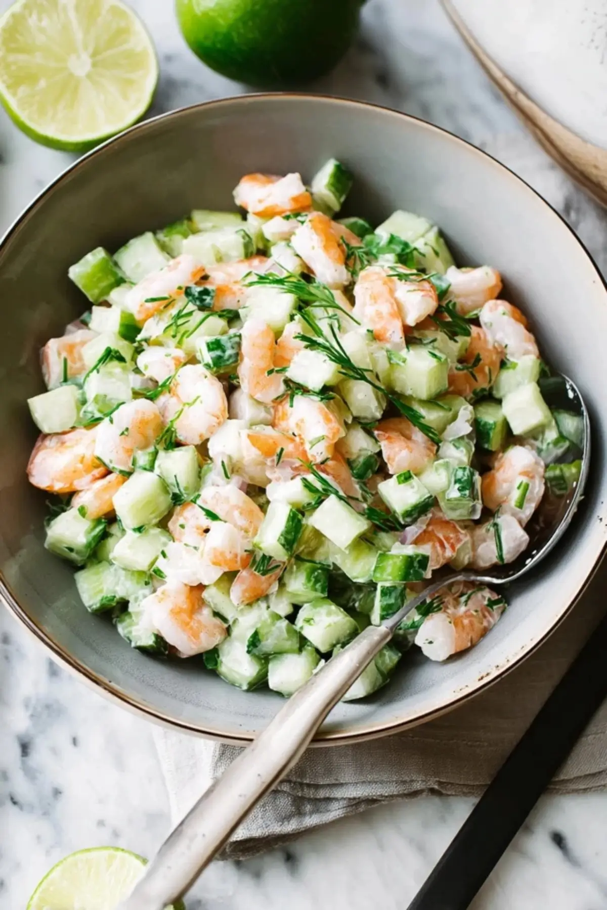 Cucumber Shrimp Salad