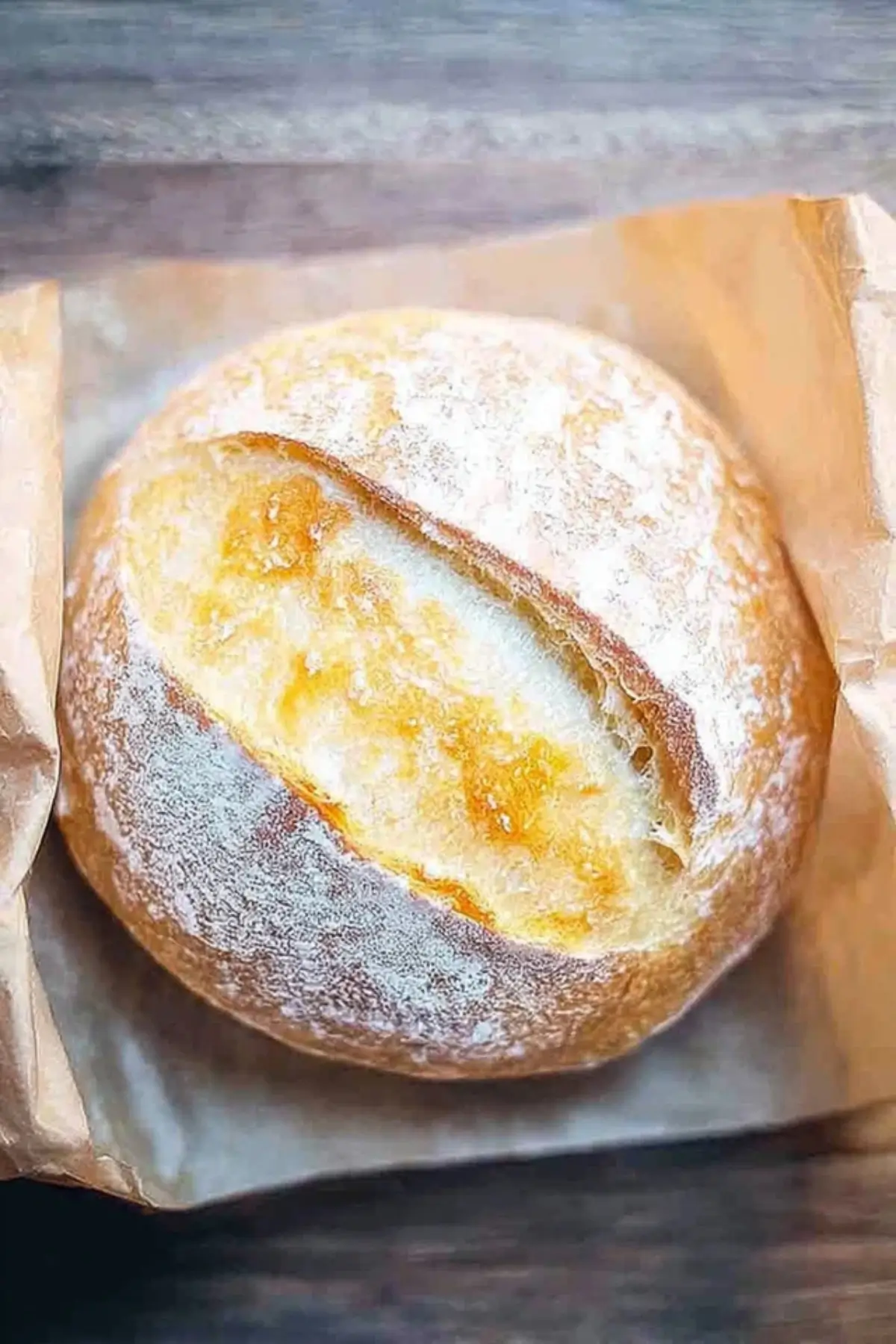 Easiest Ever No Knead Sourdough Bread Recipe