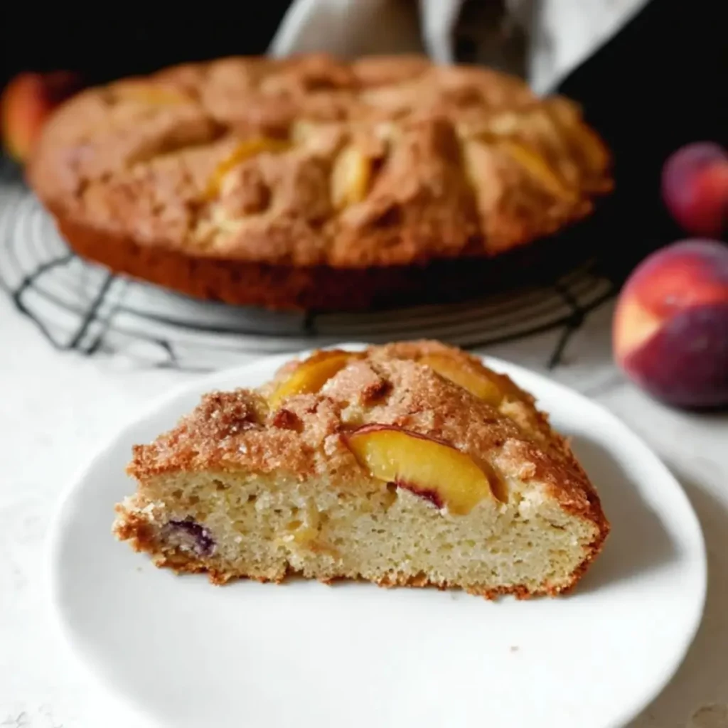 French Nectarine Cake
