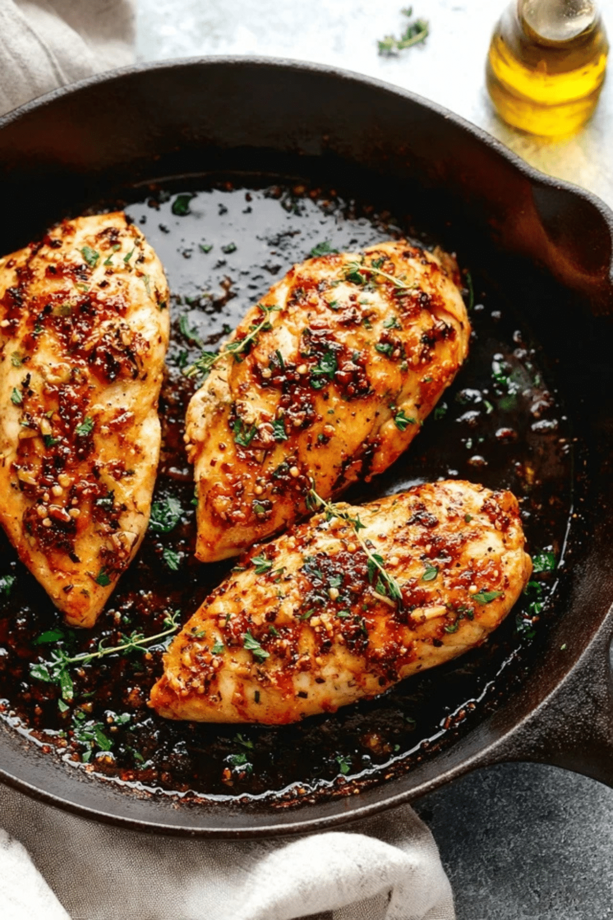 Garlic Butter Baked Chicken Breast