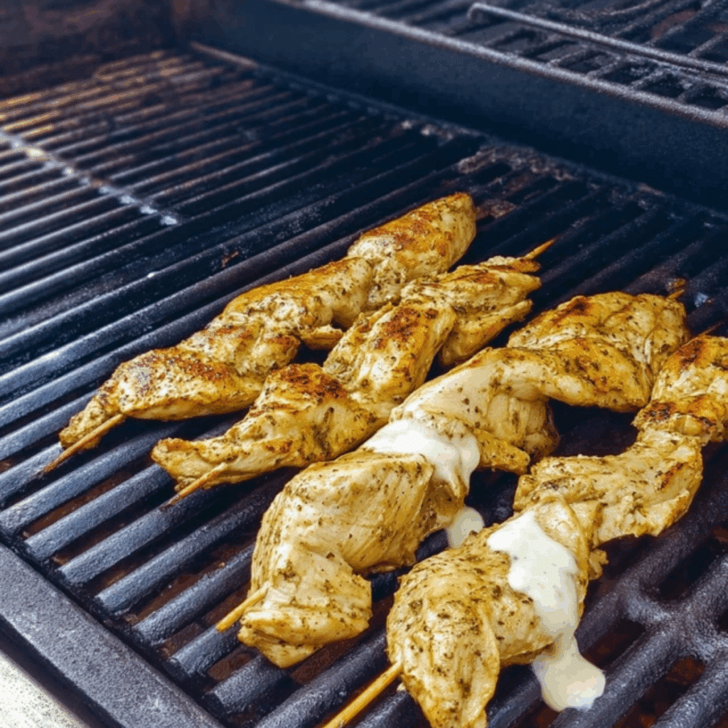 Grilled Chicken with Alabama White Sauce