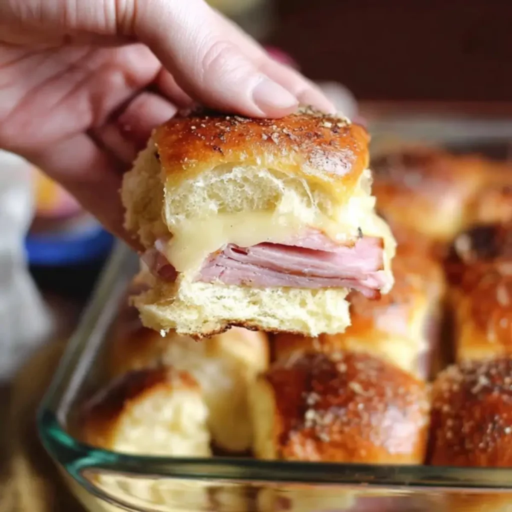Ham and Havarti Cheese Sliders
