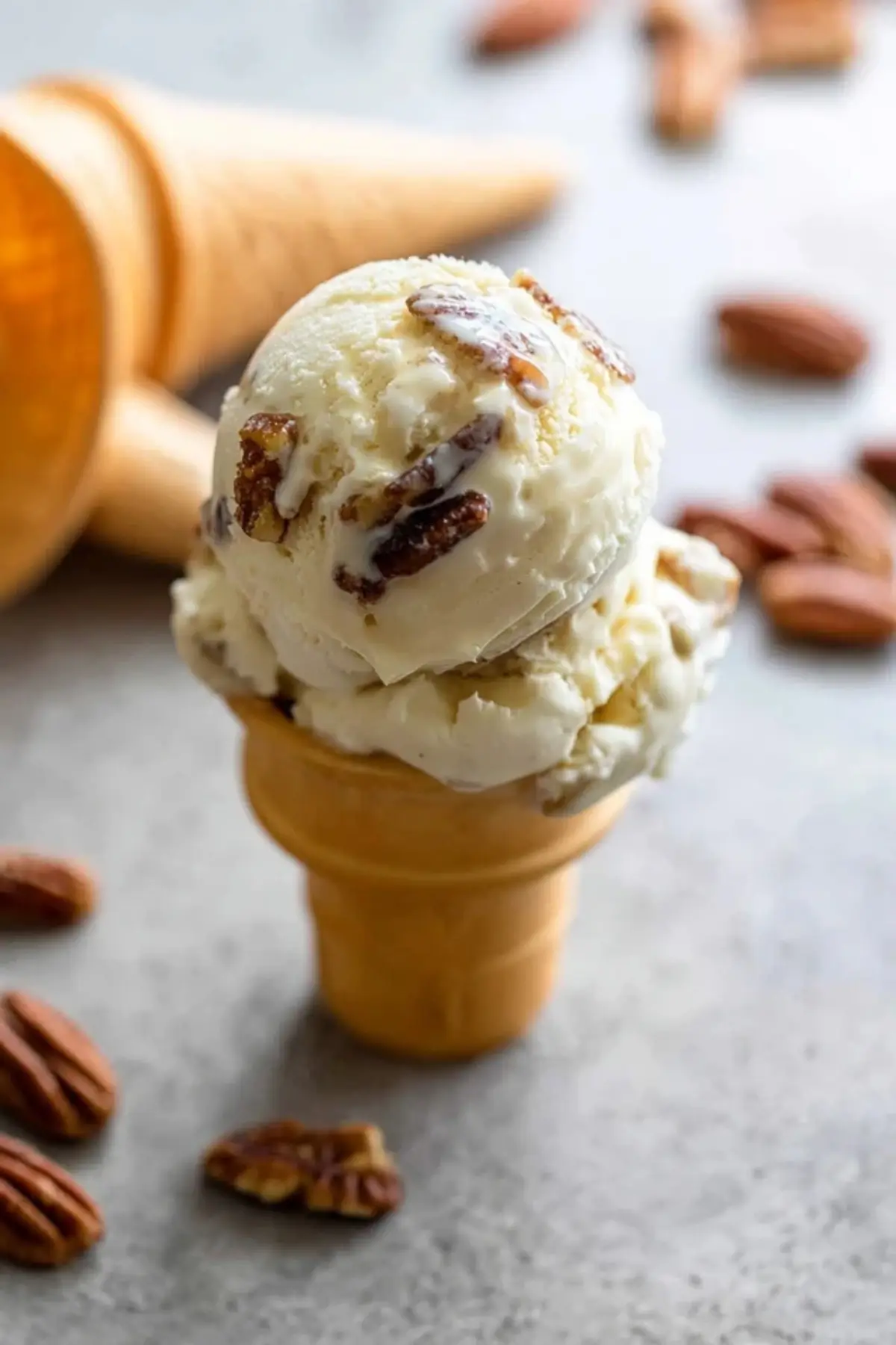 Homemade Butter Pecan Ice Cream Recipe