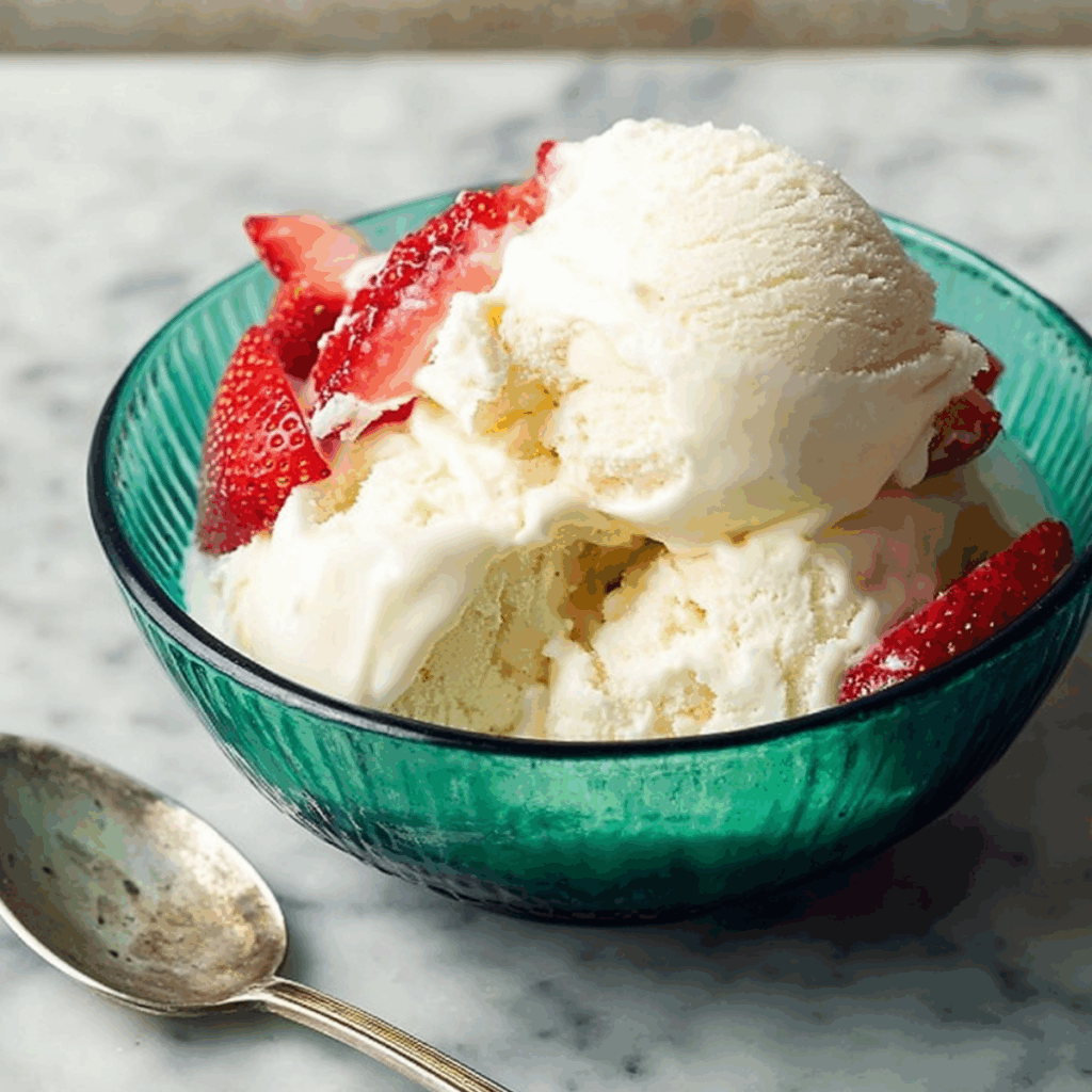 Homemade Vanilla Ice Cream