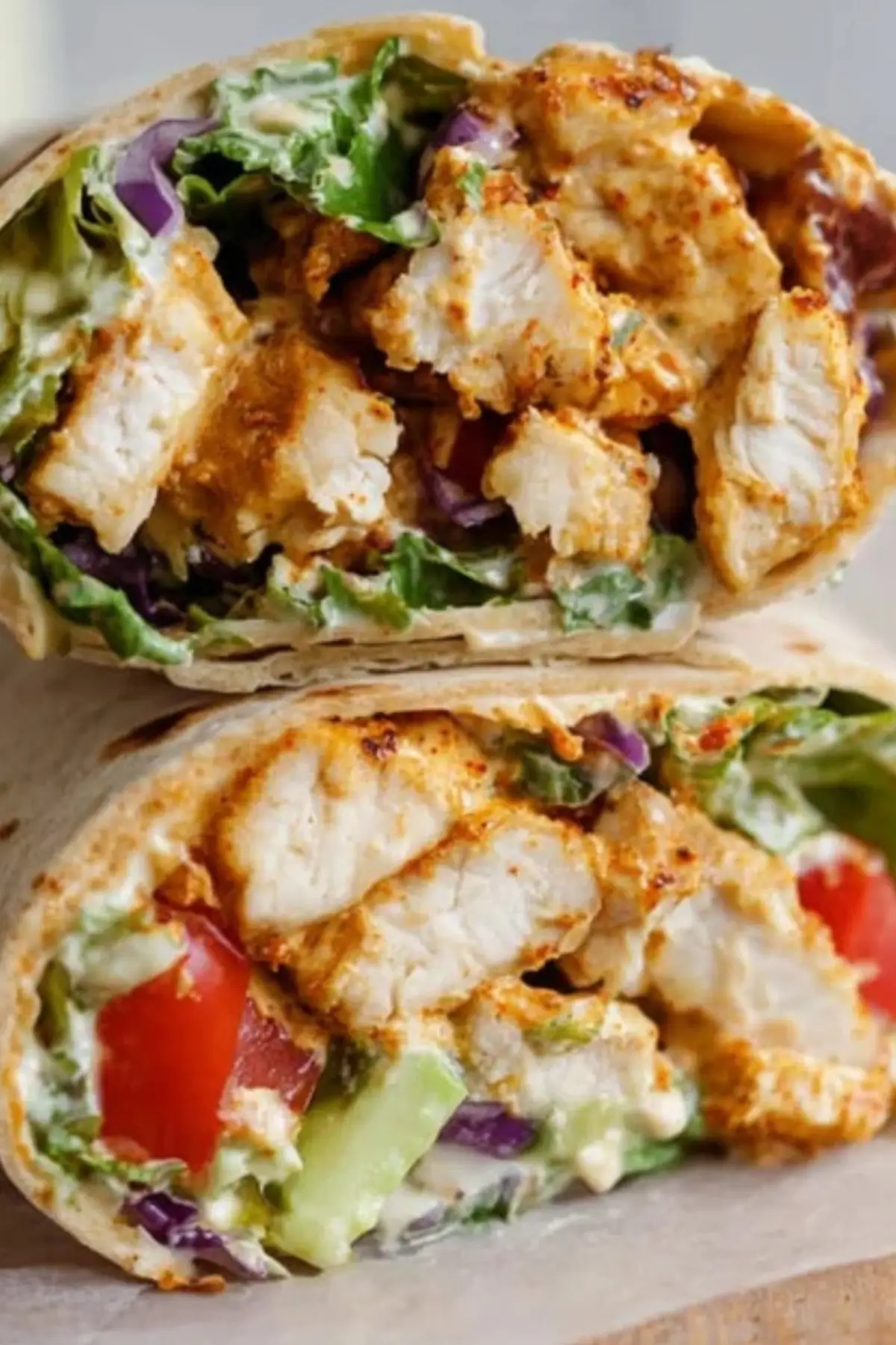 Honey Mustard Chicken Wraps