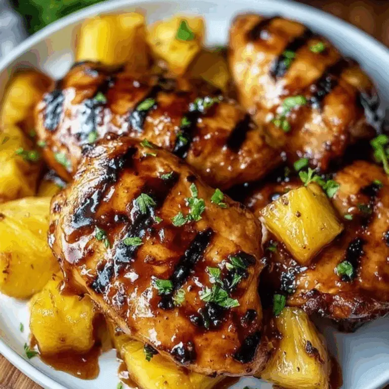 Honey Pineapple Grilled Chicken
