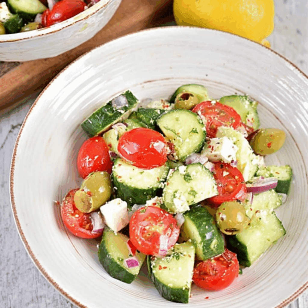 Keto Greek Cucumber Salad