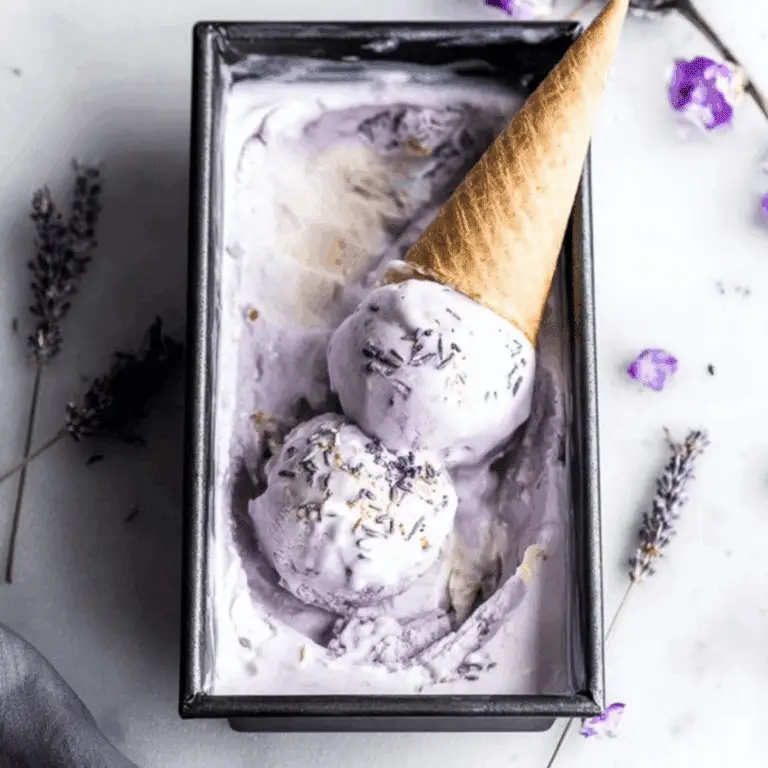 Lavender Earl Grey Ice Cream