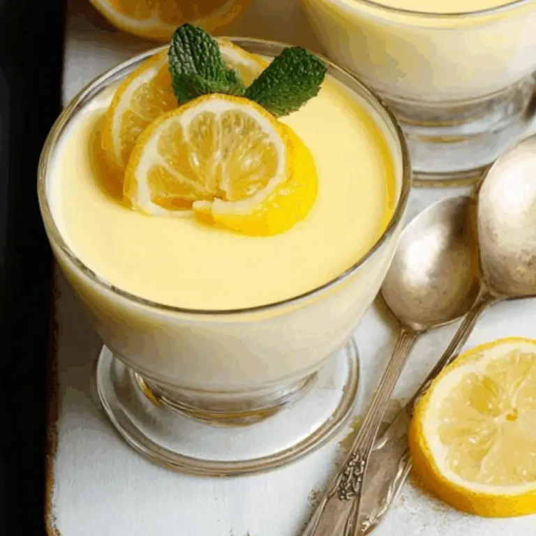 Lemon Posset Recipe