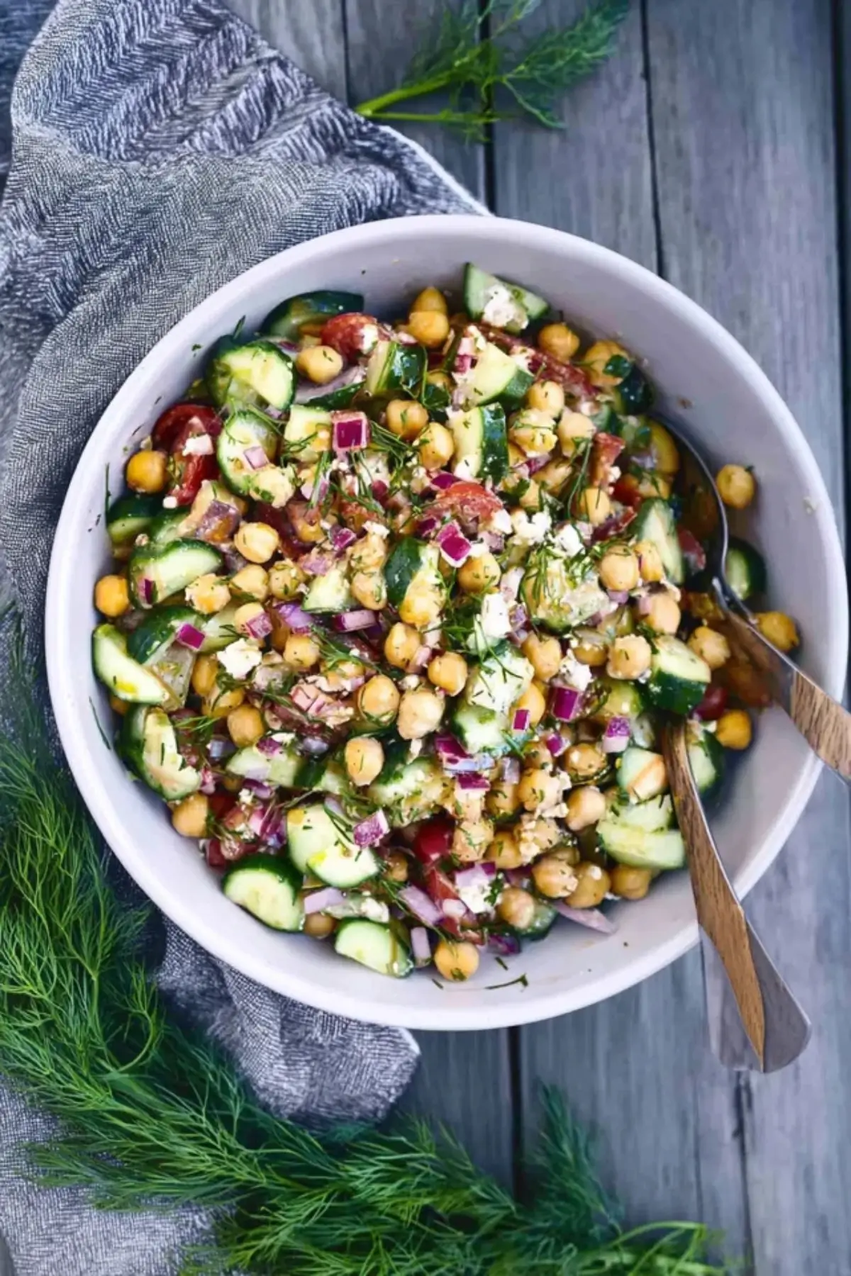 Mediterranean Chickpea Salad