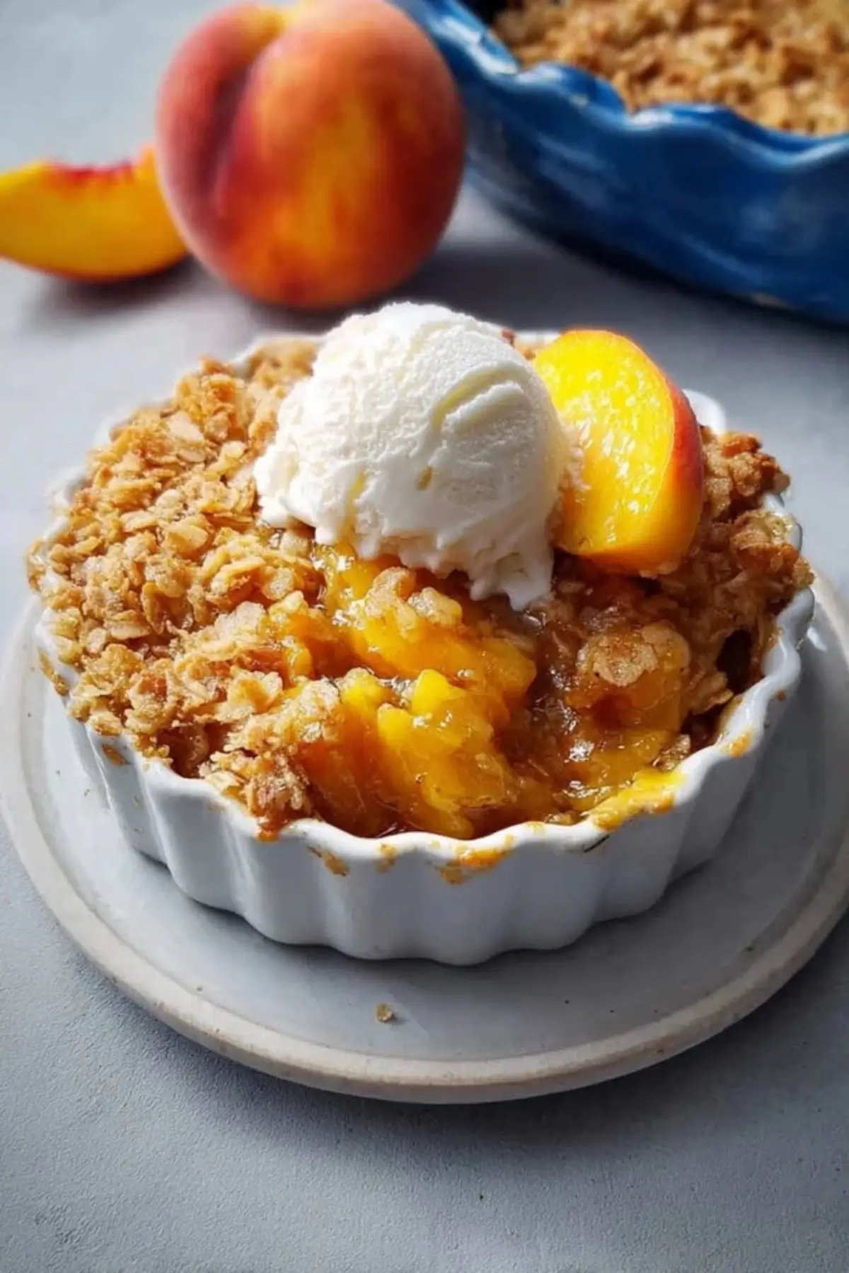 Nectarine Brown Sugar Crisp