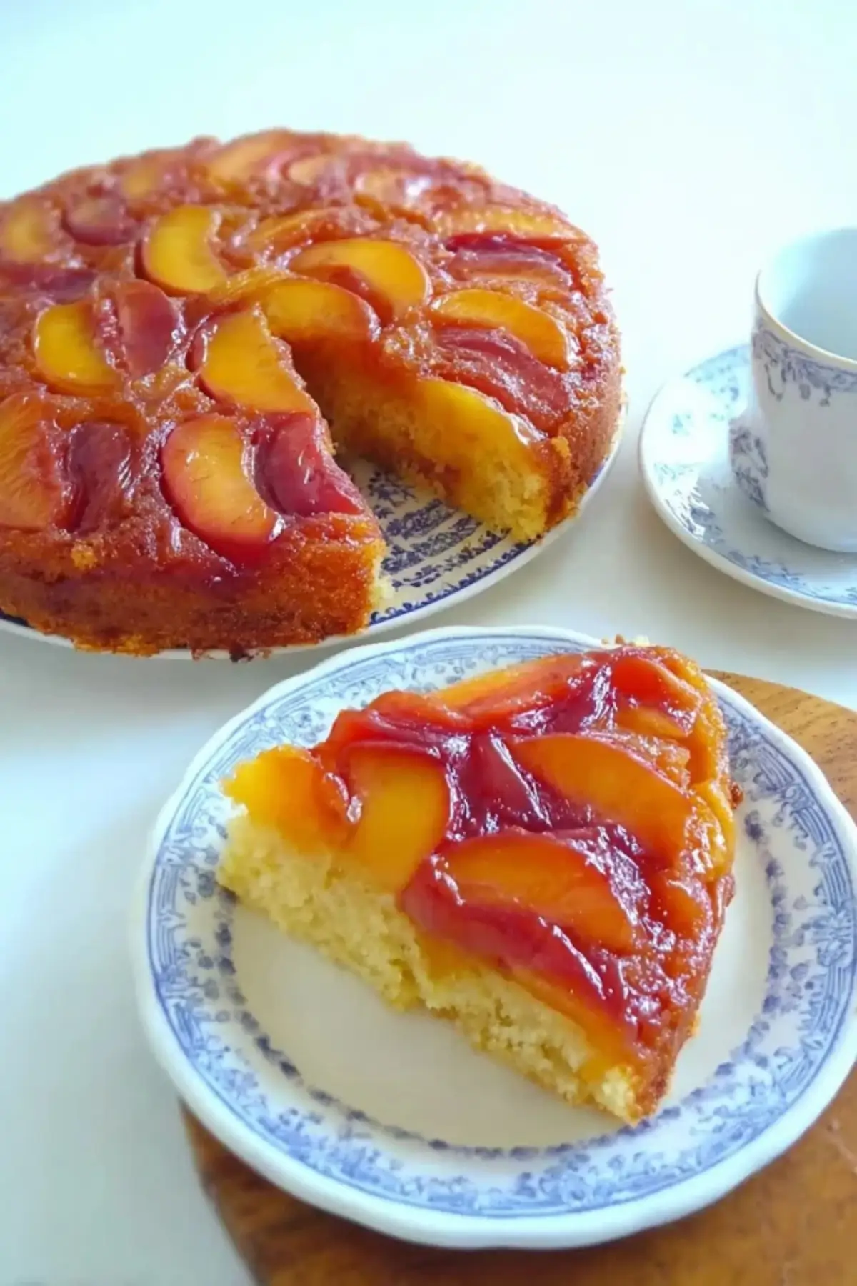 Nectarine Upside Down Cake