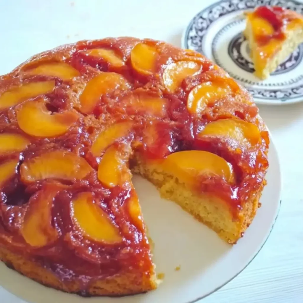 Nectarine Upside Down Cake