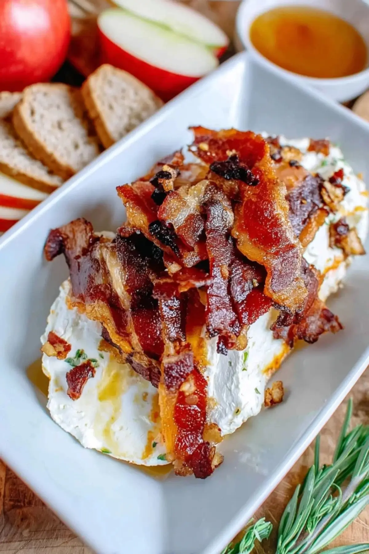 Million Dollar Bacon Goat Cheese Appetizer Log
