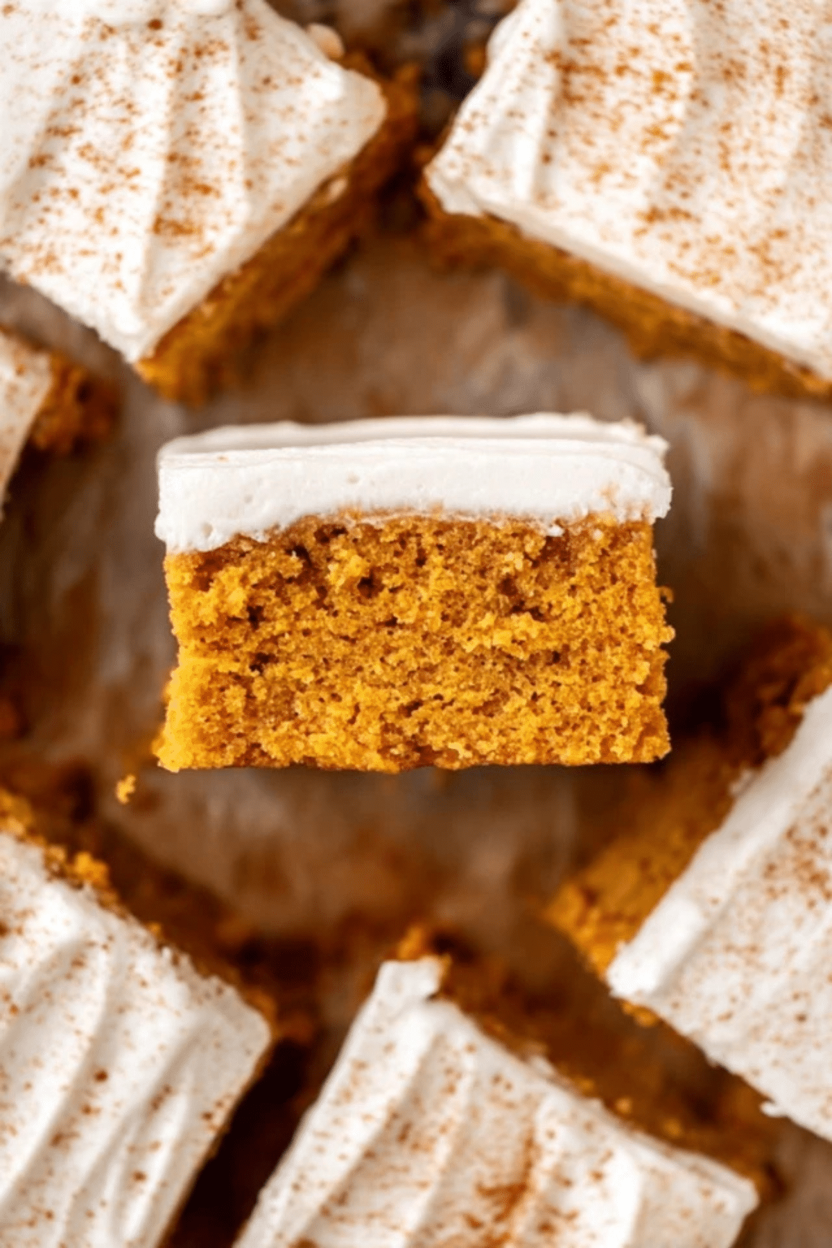 Pumpkin Bars with Cream Cheese Frosting