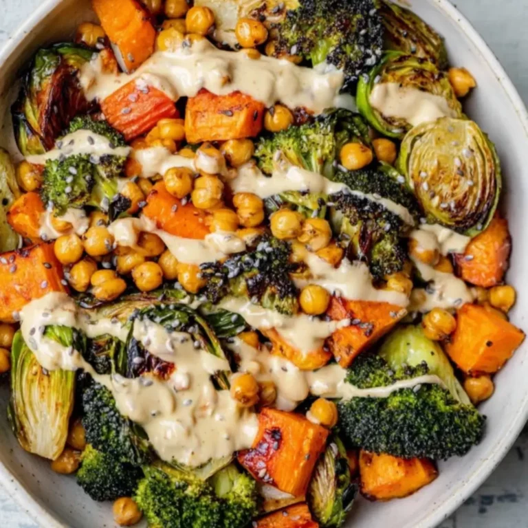 Roasted Veggie and Chickpea Bowl