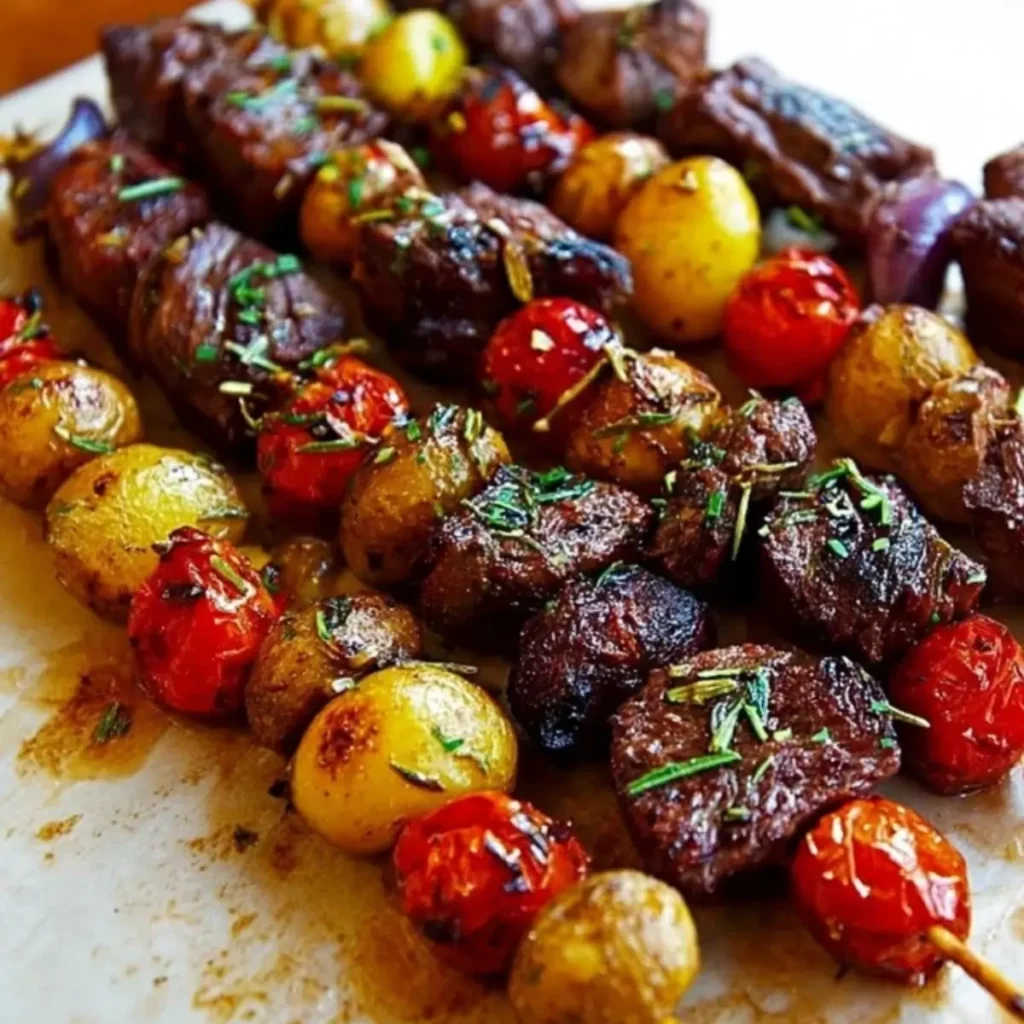 Rosemary Steak Skewers