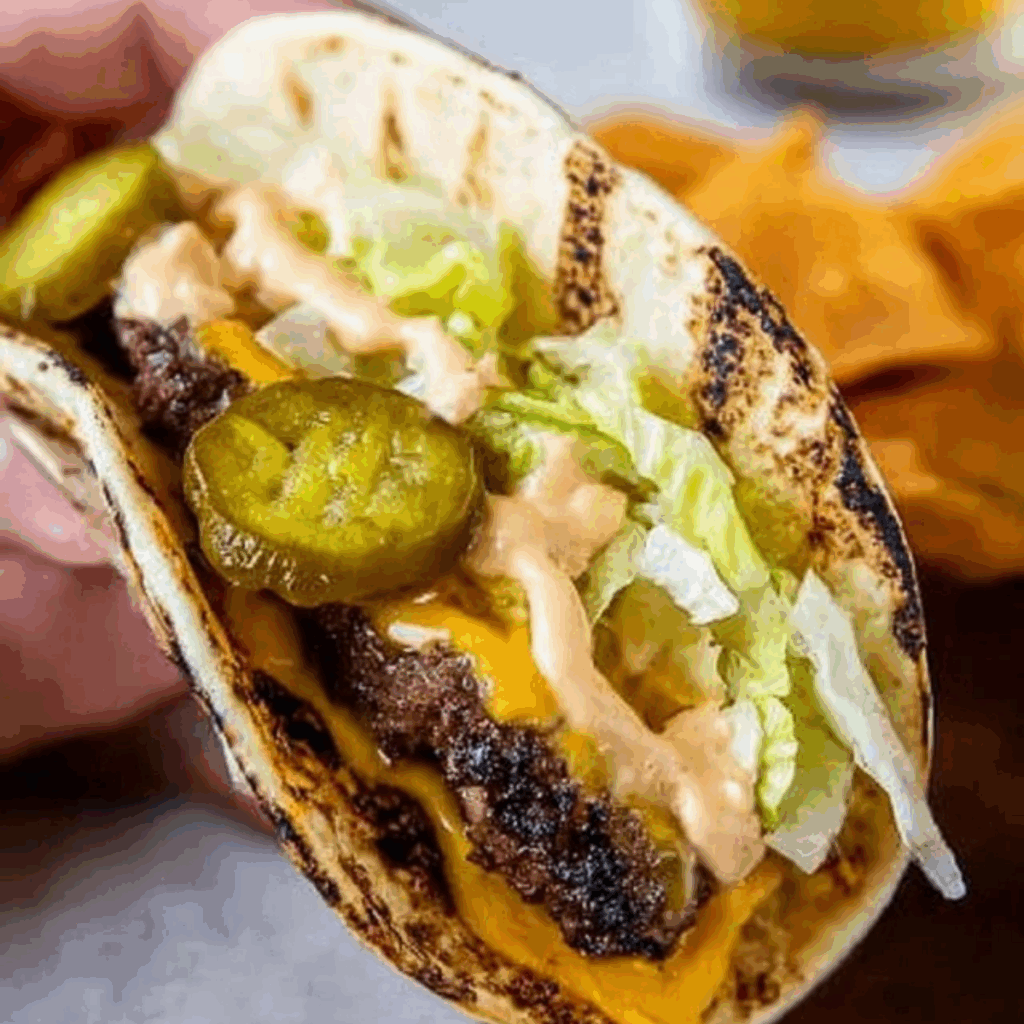 Smash Burger Tacos