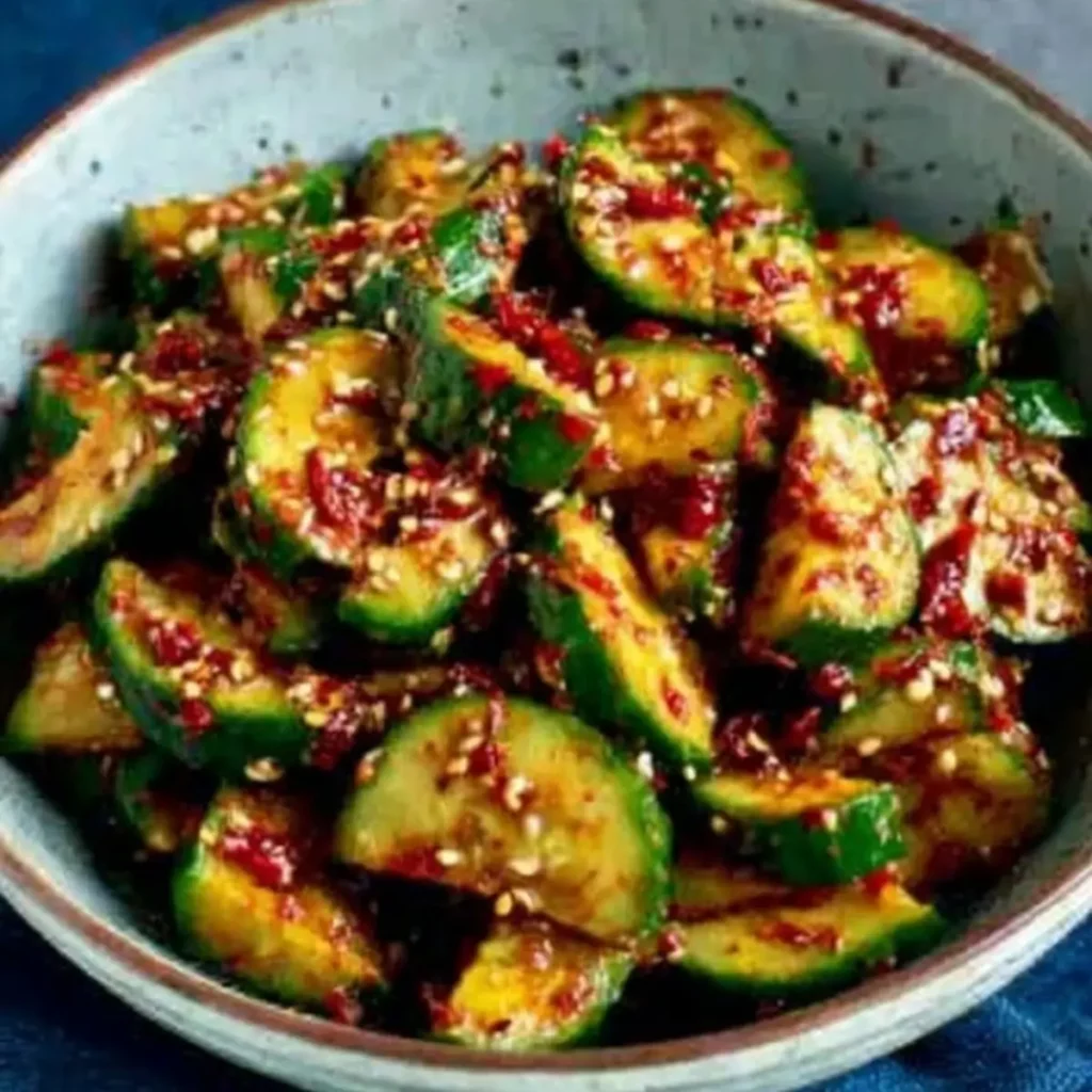 Spicy Korean Cucumber Salad