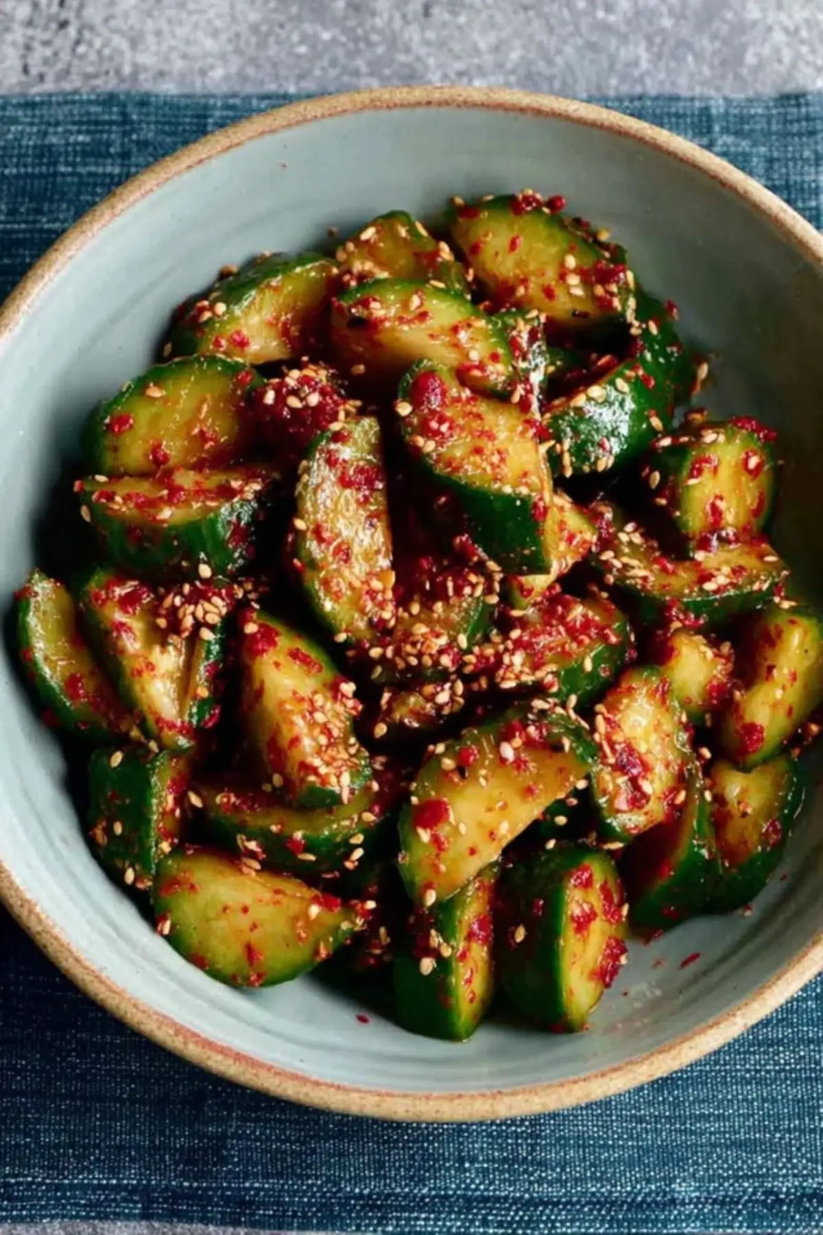 Spicy Korean Cucumber Salad