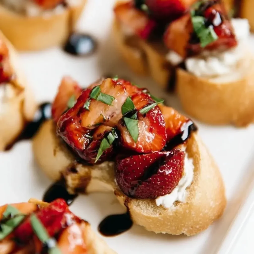 Strawberry Bruschetta
