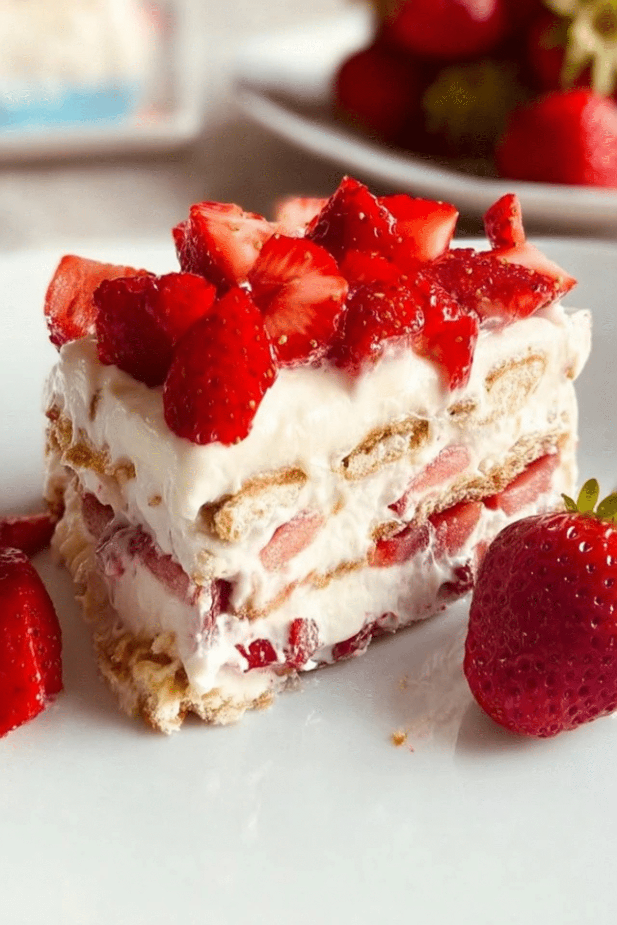 Strawberry Icebox Cake