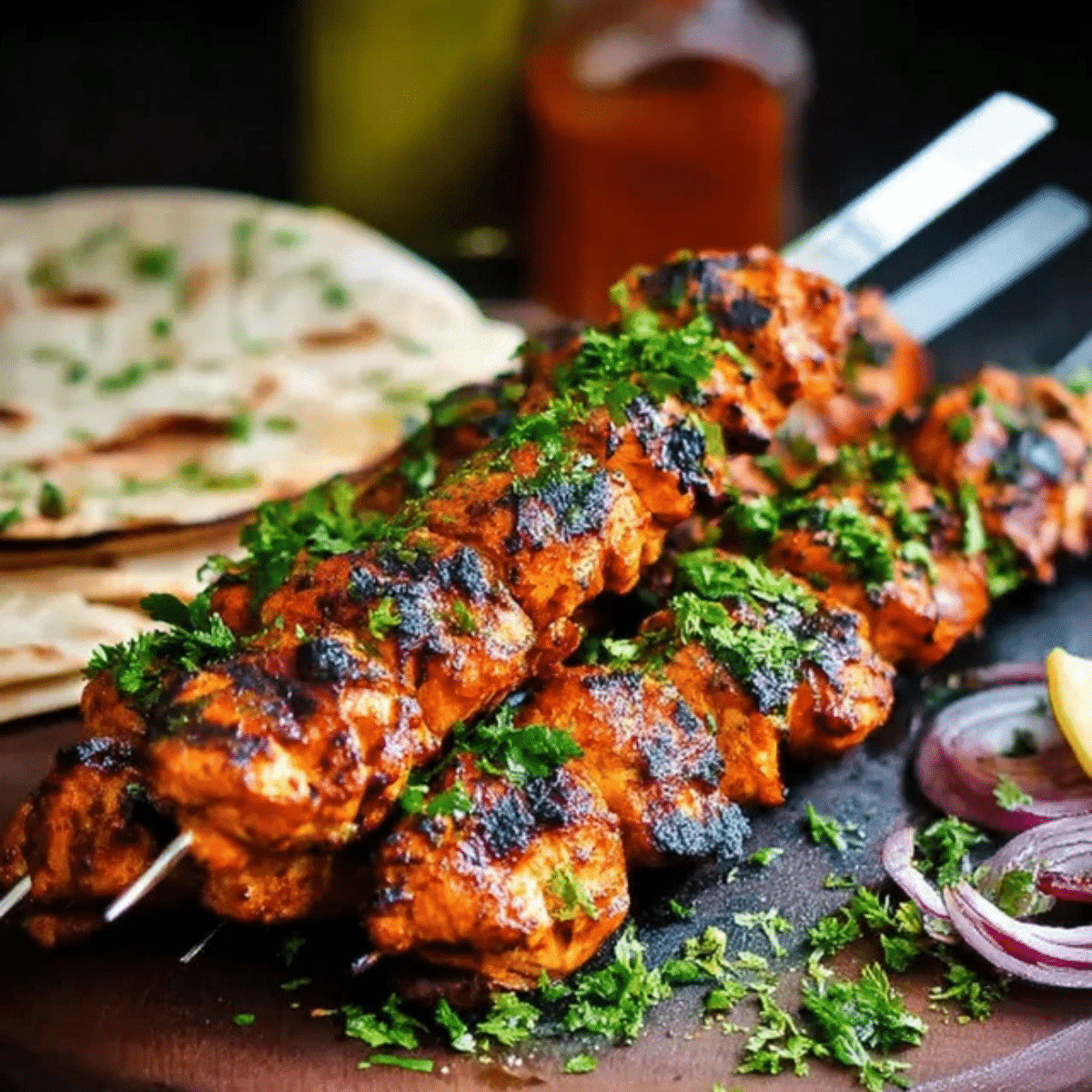 Tandoori Chicken Tikka Kebab Skewers: best recipe for A Flavorful ...