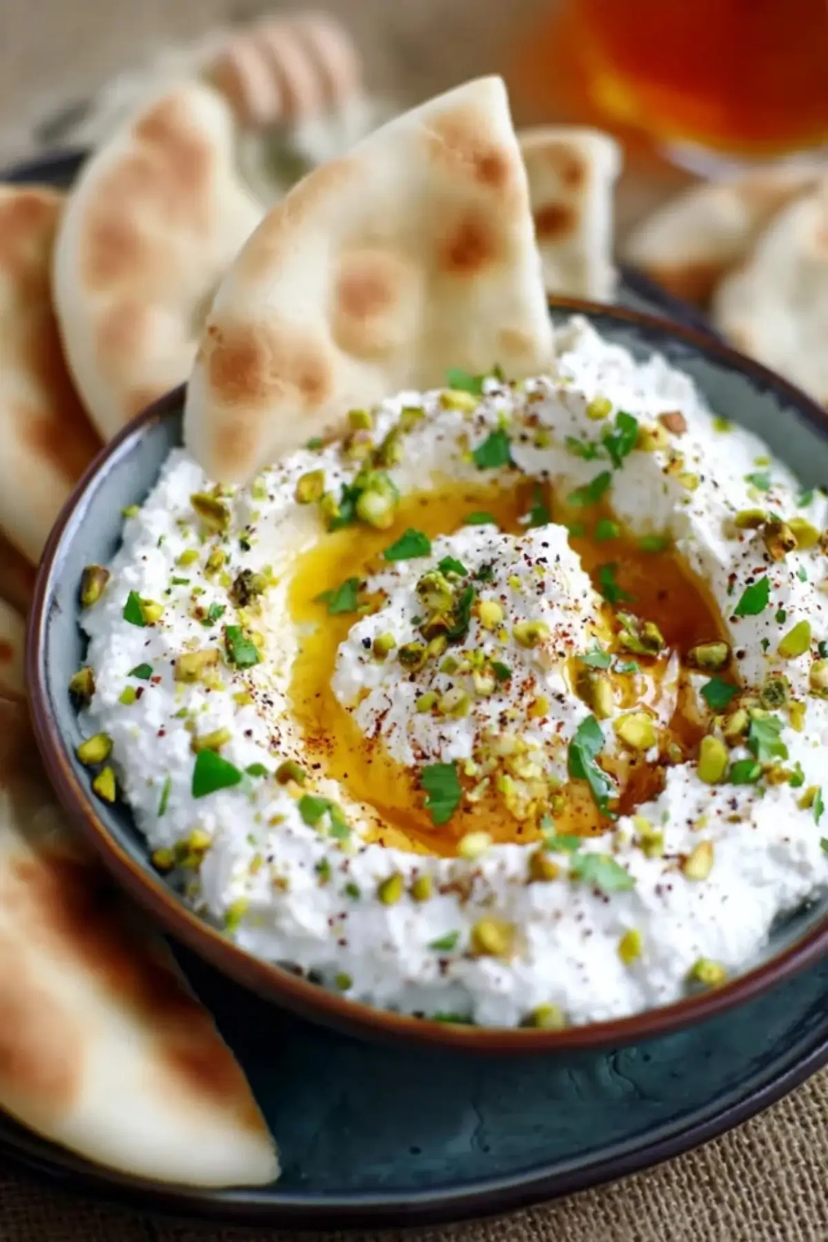 Whipped Feta with Honey Dip