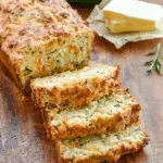 Zucchini Cheddar Cheese Herb Beer Bread