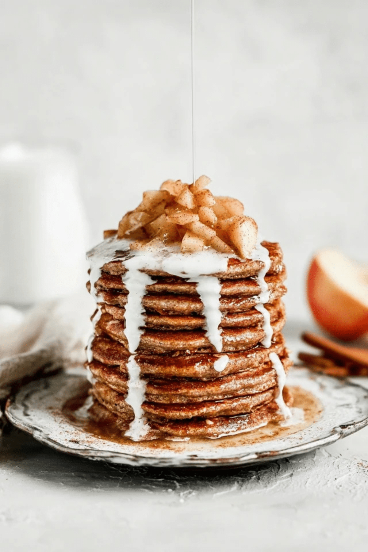 Apple Cider Donut Pancakes