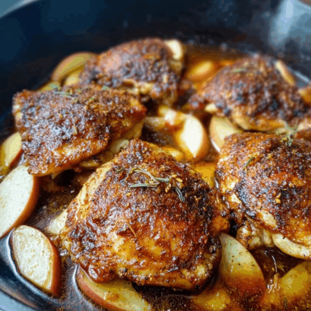 Apple Cider Glazed Chicken