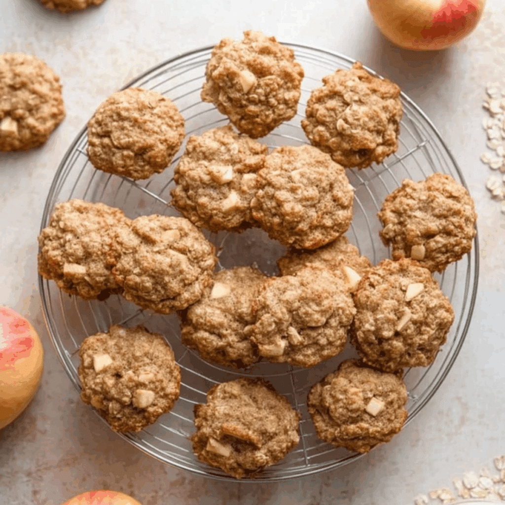 Apple Cinnamon Oatmeal Cookies
