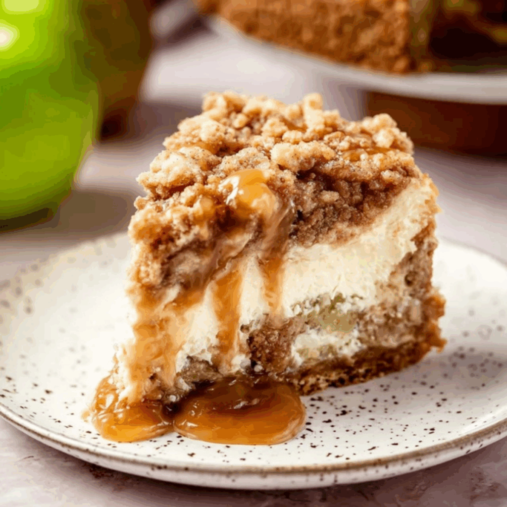 Apple Crumble Cheesecake