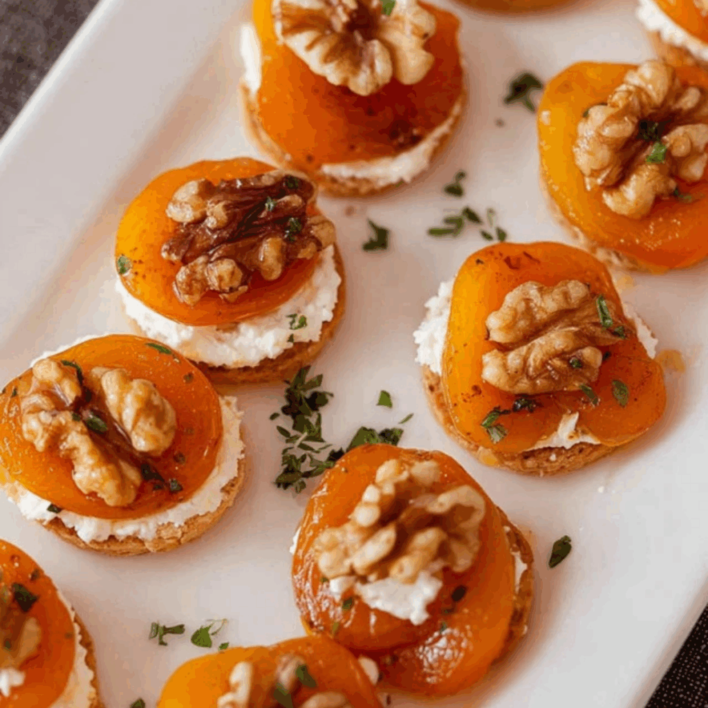 Apricot and Goat Cheese Appetizers