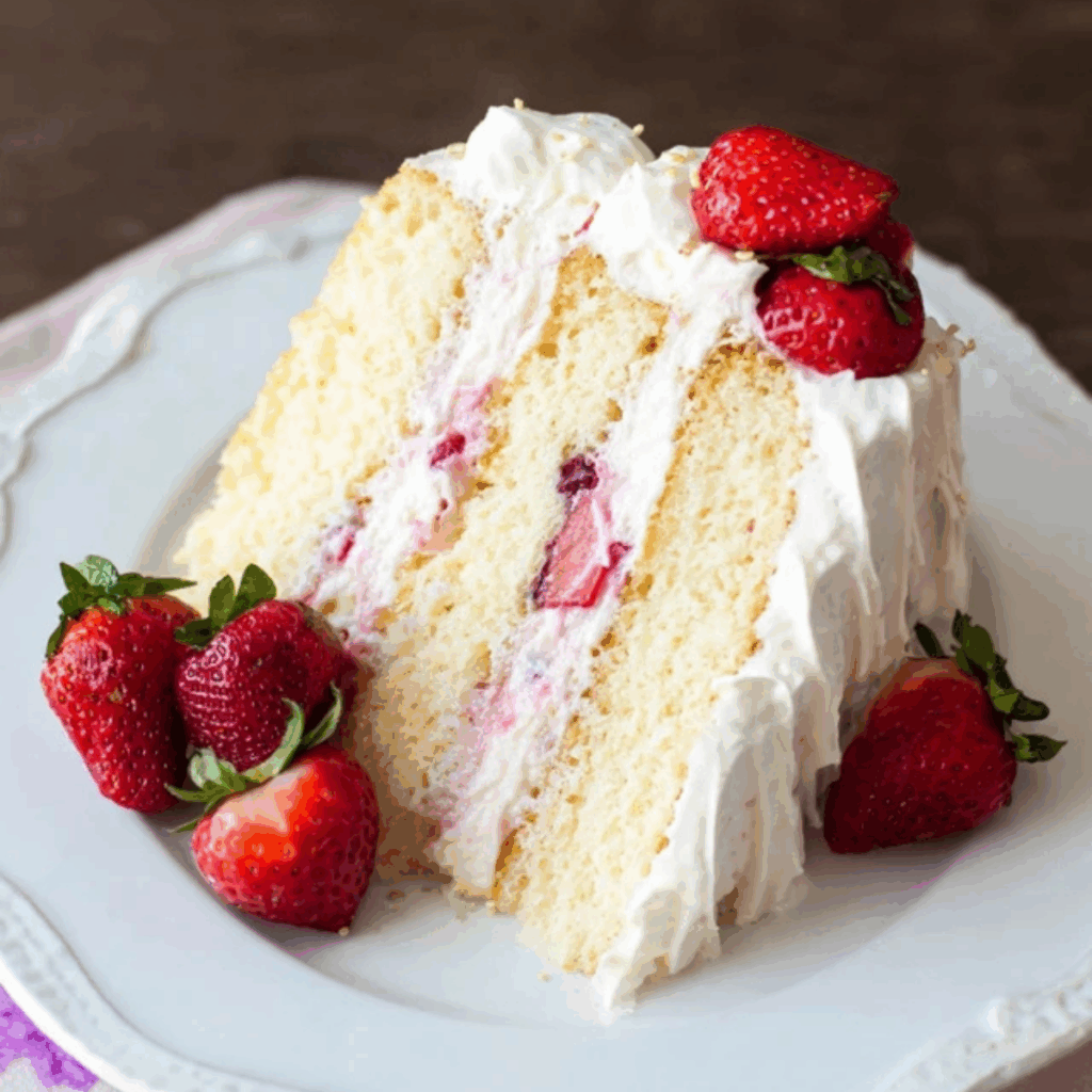 Berry Vanilla Naked Cake