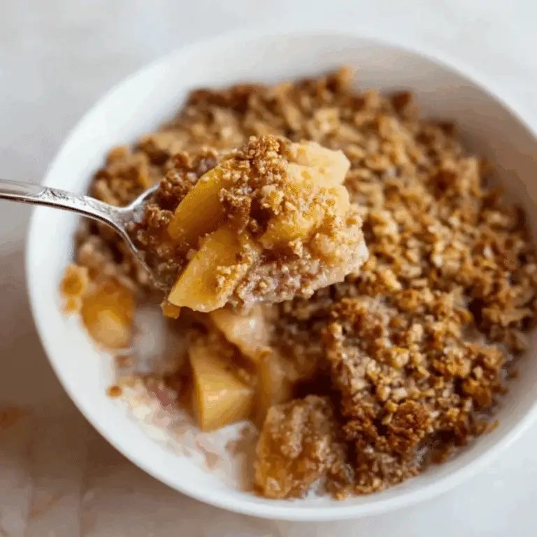 Breakfast Apple Crumble
