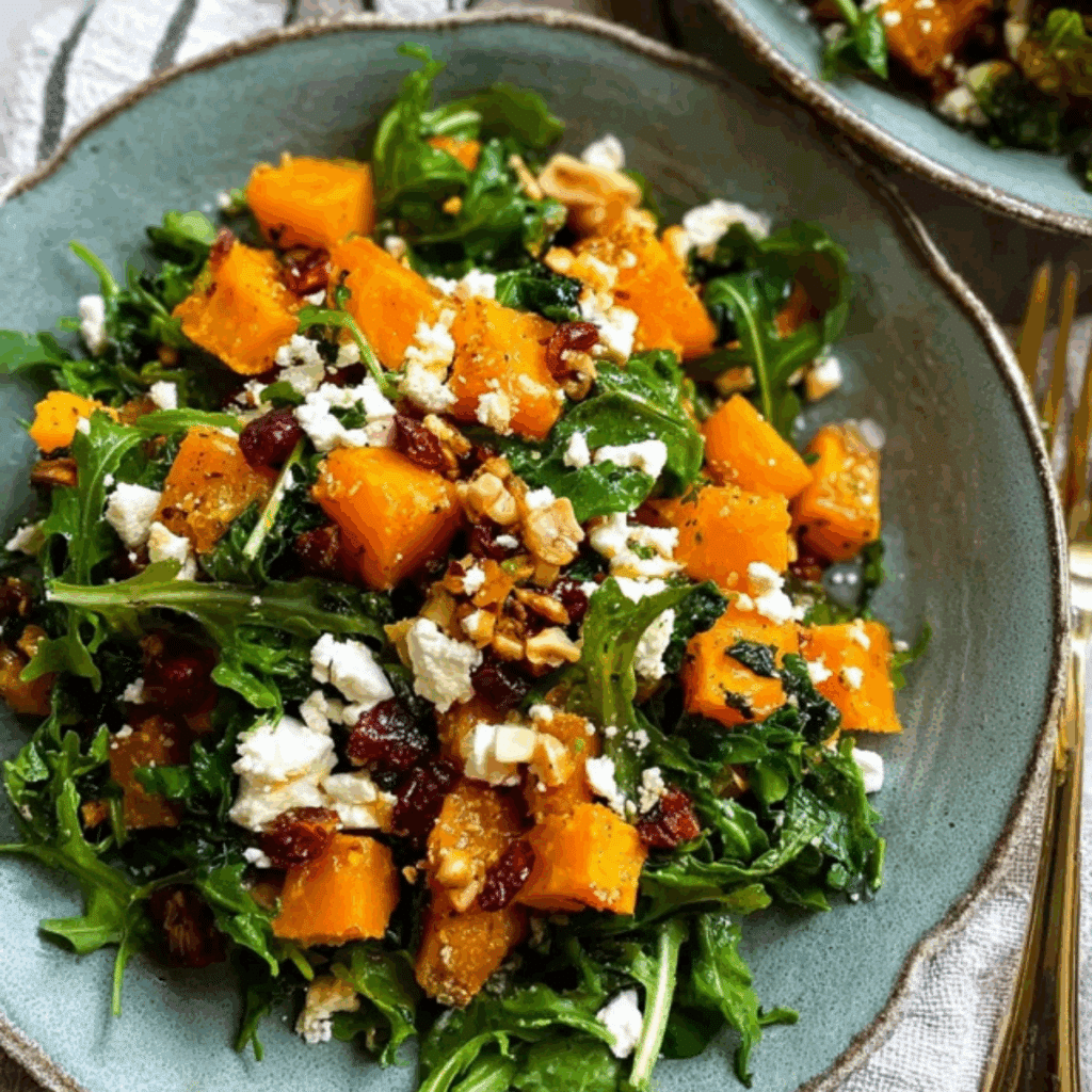 Butternut Squash Feta Salad
