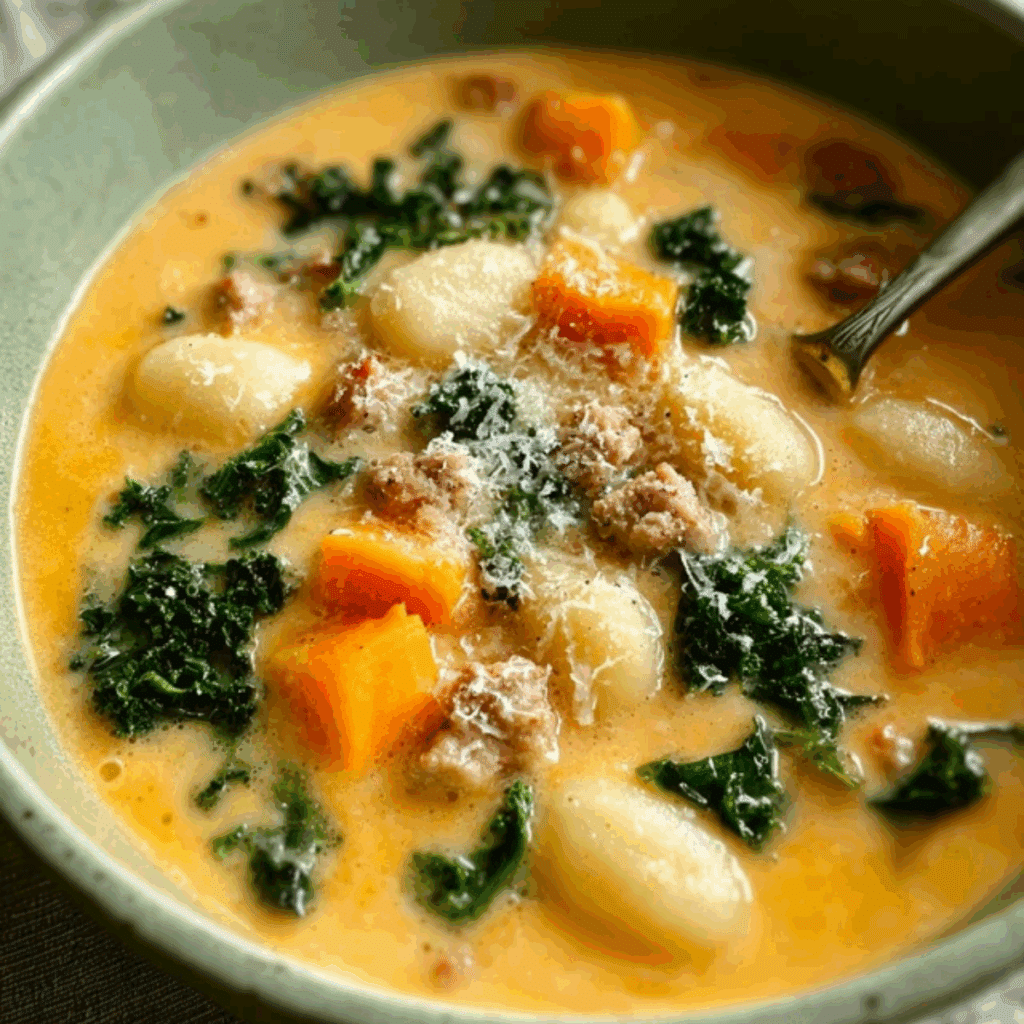 Butternut Squash Gnocchi Soup