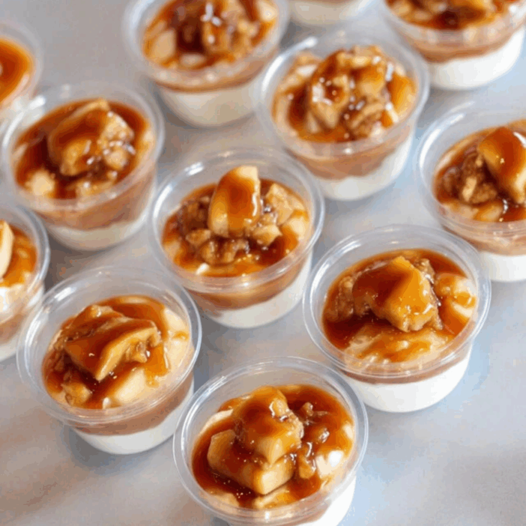 Caramel Apple Dessert Cups