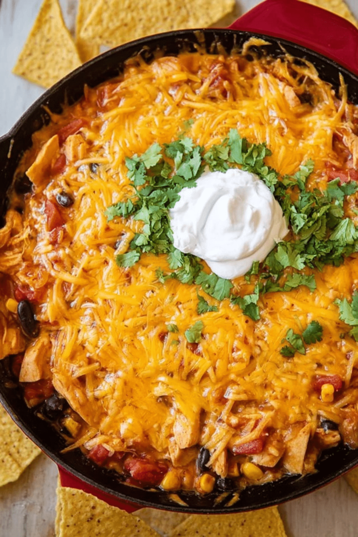 Chicken Enchilada Skillet