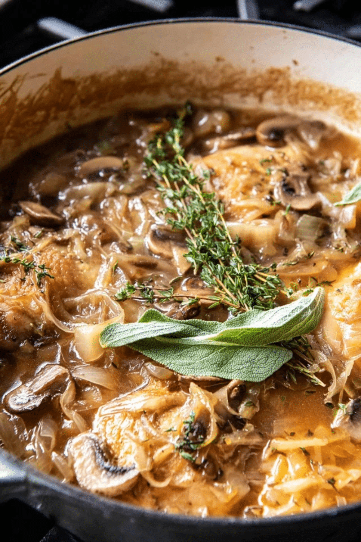 Cider Braised Chicken