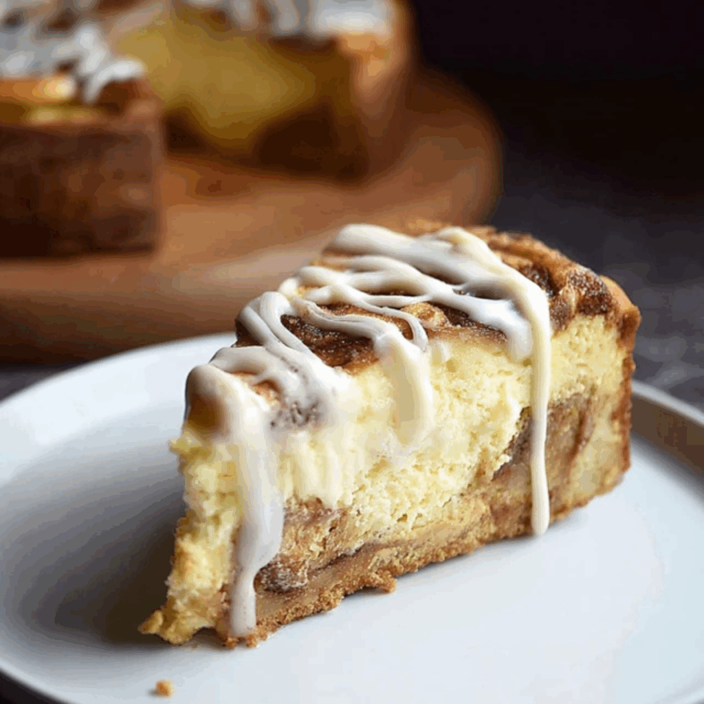 Cinnamon Roll Cheesecake