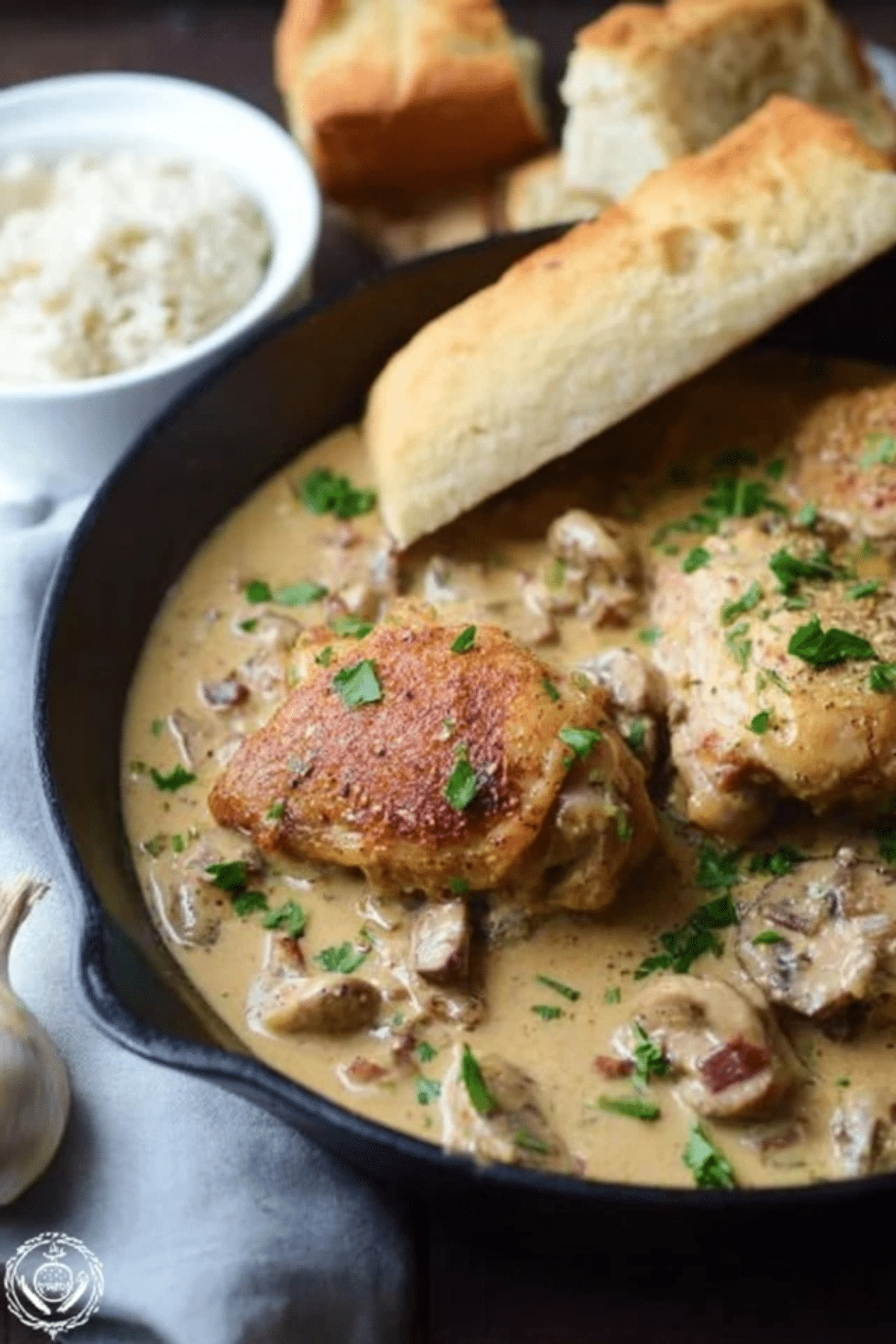 Creamy Coq Au Riesling