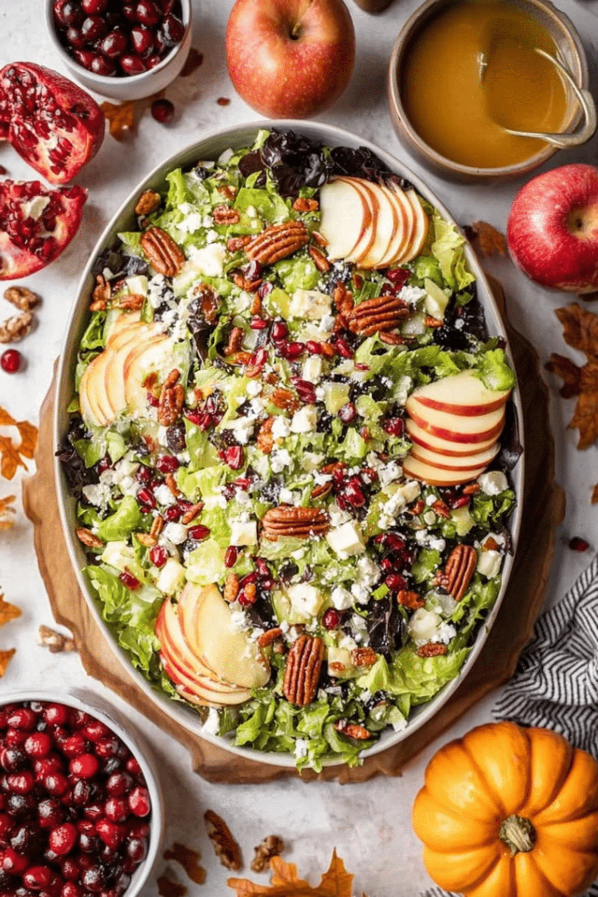 Fall Harvest Salad with Apple Cider Vinaigrette