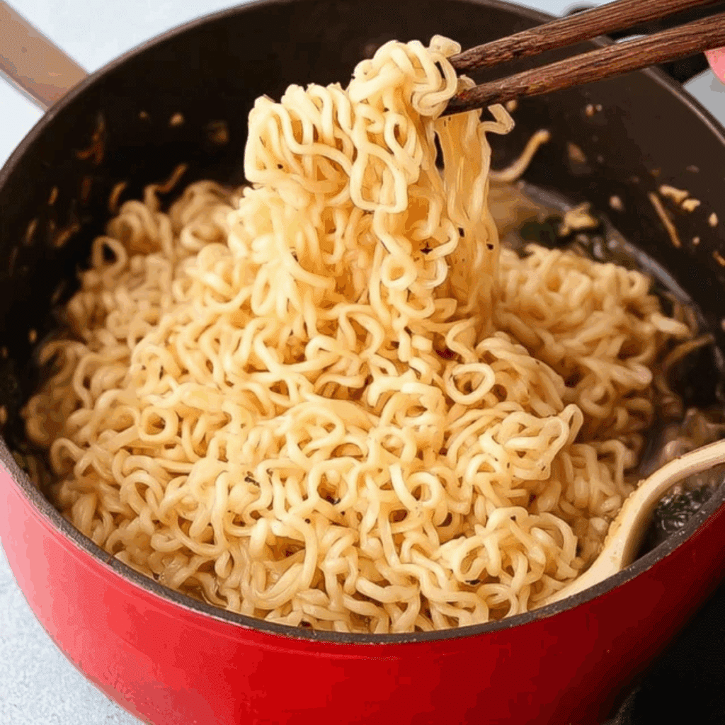 Garlic Butter Ramen Noodles
