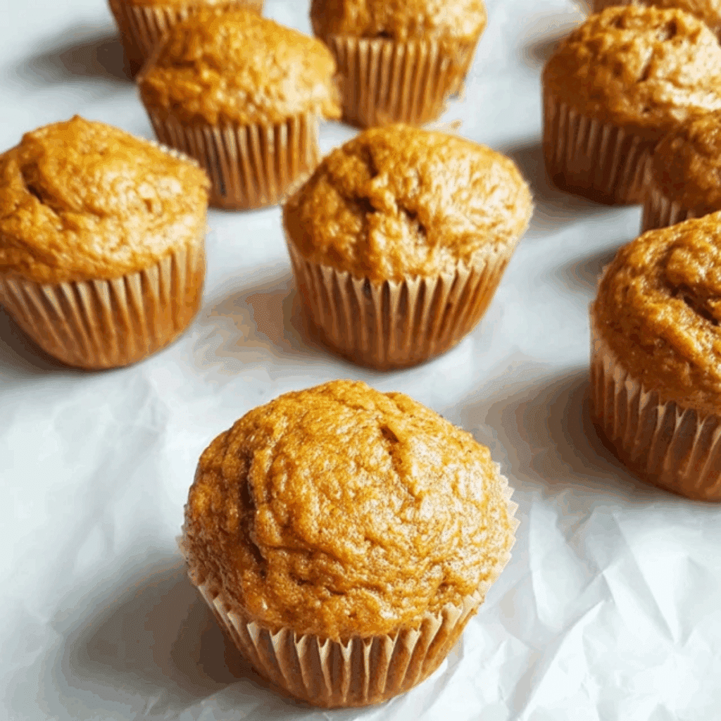 Greek Yogurt Pumpkin Muffins