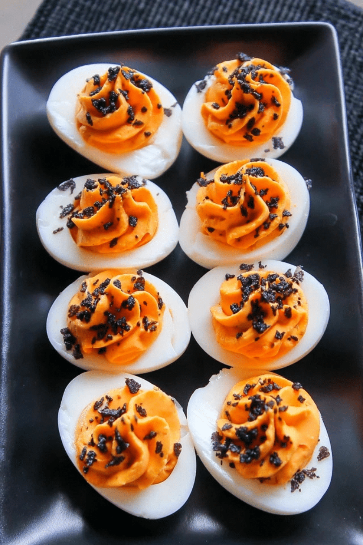 Halloween Deviled Eggs