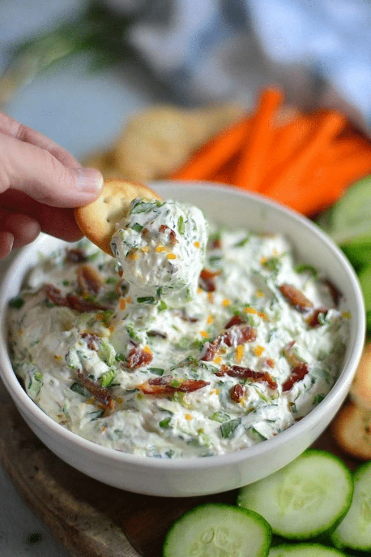 Keto Cucumber Crack Dip
